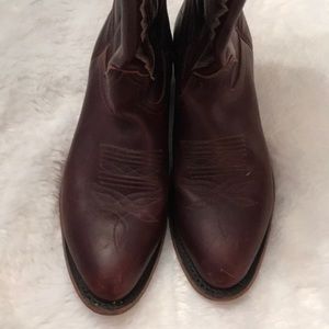 Boulet brown cowboy boots